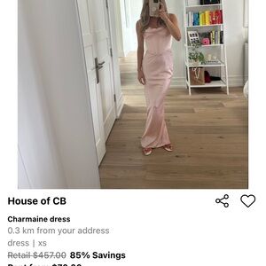 House of CB Blush Pink Maxi Dress